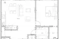 Apartamento 2 habitaciones 58 m² Moscú, Rusia