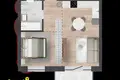 Apartment 40 m² Kalodziscanski sielski Saviet, Belarus