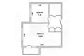Appartement 1 chambre 34 m² Muchaviecki sielski Saviet, Bélarus