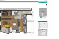 Wohnung 1 Schlafzimmer 57 m² Boreti, Montenegro