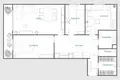 Apartamento 3 habitaciones 63 m² Varsovia, Polonia