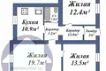 Wohnung 3 zimmer 68 m² Baranawitschy, Belarus