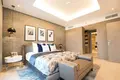 Residential complex The Sterling — apartments by Omniyat near the water channel and the city center, with views of the Burj Khalifa skyscraper in Business Bay, Dubai
