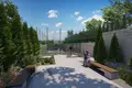 Complexe résidentiel Residence with a garden and co-working areas in front of the metro station, Istanbul, Turkey