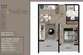 1 bedroom apartment 62 m² Mediterranean Region, Turkey