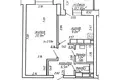 Wohnung 1 zimmer 41 m² Minsk, Belarus