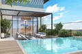 Wohnkomplex New residence Enqlave by Aqasa with a swimming pool, lounge areas and a conference room, Discovery Gardens, Dubai, UAE