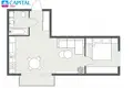 Appartement 2 chambres 43 m² Klaipeda, Lituanie