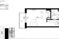 Студия 1 комната 31 м² Лодзь, Польша