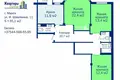 3 room apartment 91 m² Minsk, Belarus