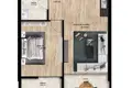 Mieszkanie 2 pokoi 75 m² Akdeniz, Turcja