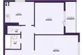 Wohnung 2 zimmer 61 m² Minsk, Belarus