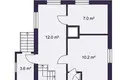 Haus 47 m² Rakauski sielski Saviet, Belarus