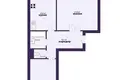 Квартира 2 комнаты 57 м² Солигорск, Беларусь