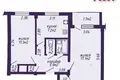 2 room apartment 49 m² Minsk, Belarus