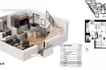 2 room apartment 58 m² Warsaw, Poland