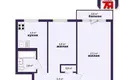 Wohnung 2 zimmer 43 m² Soligorsk, Belarus