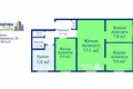 Квартира 4 комнаты 59 м² Минск, Беларусь