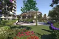 Complexe résidentiel Residence with a garden and co-working areas in front of the metro station, Istanbul, Turkey