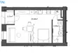 1 room apartment 37 m² Vilnius, Lithuania