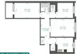 Квартира 3 комнаты 65 м² Минск, Беларусь