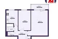 Wohnung 2 zimmer 38 m² Soligorsk, Belarus