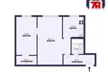 Appartement 2 chambres 46 m² Minsk, Bélarus