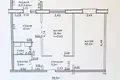 2 room apartment 63 m² Homyel, Belarus