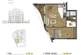 Квартира 1 спальня 58 м² Sinan, Турция