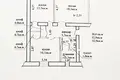 2 room apartment 53 m² Snouski sielski Saviet, Belarus