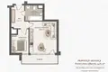 1 room apartment 35 m² Warsaw, Poland