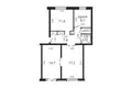 3 bedroom apartment 62 m² Minsk, Belarus