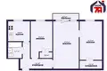 Wohnung 3 zimmer 56 m² Soligorsk, Belarus
