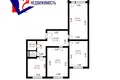 Wohnung 3 zimmer 69 m² Minsk, Belarus