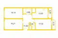 Appartement 84 m² Murino, Russie