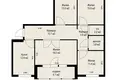 Apartamento 4 habitaciones 91 m² Barawlyany, Belarús