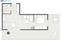 Mieszkanie 2 pokoi 43 m² Kłajpeda, Litwa