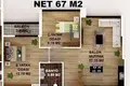 Mieszkanie 1 pokój 80 m² Mezitli, Turcja