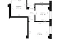 2 room apartment 67 m² Muchaviecki sielski Saviet, Belarus