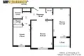 2 room apartment 52 m² Minsk, Belarus