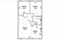 Квартира 3 комнаты 82 м² Мухавецкий сельский Совет, Беларусь