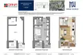 Квартира 1 комната 31 м² Минск, Беларусь