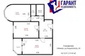 2 room apartment 62 m² Minsk, Belarus