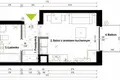 1 room apartment 25 m² in Warsaw, Poland