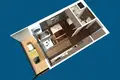 1 bedroom apartment 45 m² İskele District, Northern Cyprus