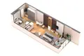 Wohnung 1 zimmer 34 m² Batumi, Georgien