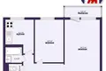Apartamento 2 habitaciones 38 m² Saligorsk, Belarús