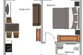 Apartamento 1 habitación 39 m² Municipio de Herceg Novi, Montenegro
