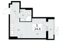 Mieszkanie 1 pokój 25 m² Kommunarka, Rosja