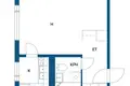 1 room apartment 31 m² in Hamari, Finland